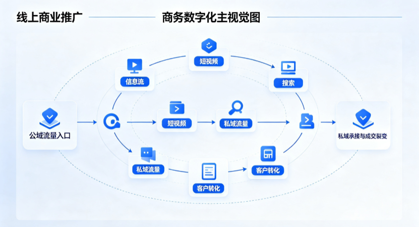 噶尔县线上商业推广怎么做？全域流量闭环搭建与低成本转化实战指南